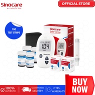 Sinocare Safe-Accu Blood Glucose Meter Sugar Tester with 100pcs Test Strips Lancets