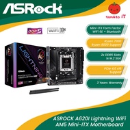 ASROCK A620I Lightning WiFi AM5 Mini-ITX Motherboard - Ryzen 7000 | Ryzen 9000