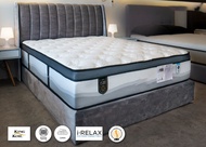 [ FREE 1 X RM199 KING KOIL PILLOW ]  [Latest Model] Grey Leather Bedframe Fabric Swiss Foundation Divan / Leather Divan / Solid Divan Bed / Bedframe Katil / Hotel Bed / Katil Bed Frame / Divan Only