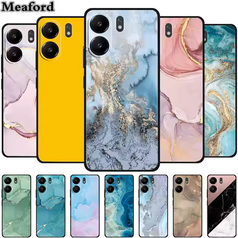 For Vivo iQOO Neo9 Pro Case Marble Soft Silicone TPU Phone Cover For Vivo iQOO Neo 9 Pro 5G Shockpro
