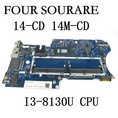 For HP X360 14-CD 14M-CD Laptop Motherboard I3-8130U CPU 17879-1B 448.0E809.001B 448.0E808.001B Main