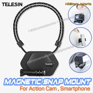Telesin Magnetic Snap Mount GoPro Insta360 Osmo Action Cam Mounting Necklace Magnetic Pendant Bracket Mount