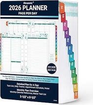 Planner Refills - Planner Refills 2025-2026, July 2025 - Jun 2026, 2 Pages Per Day Daily ＆ Monthly P