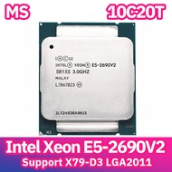 ntel Xeon E5-2620v2 E5-2630v2 E5-2640v2 E5-2650v2 E5 2651V2 E5-2660v2  E5-2670v2 E5-2680v2 E5-2690 v2 CPU เมนบอร์ด ที่รองรับ x79 D3 Supports the x79 D3motherboard LGA 2011