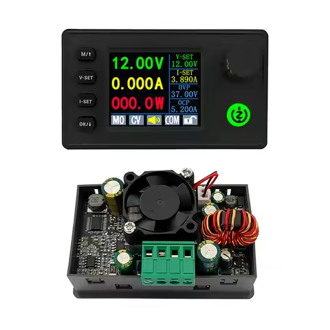 SK90C Color Screen CNC Adjustable Voltage Regulator Power Supply Constant Voltage Constant Current C