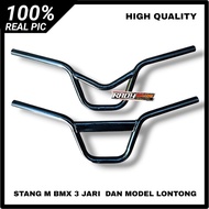 20 INCH BMX BIKE STEERING BAR MODEL M 3 SPOKES AND LONTONG