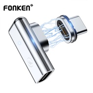 FONKEN Universal 24pin Type C To Type C 100W Magnetic Adapter USB 3.1 PD Converter Data video Transmision (10Gbp/s) 4K Fast Charging For Huawei SCP /FCP PD QC3.0