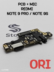CONNECTOR CHARGER XIAOMI REDMI NOTE 9 PRO / NOTE 9S ORI PAPAN KONEKTOR CAS PCB LAYOUT FLEXIBLE CAS X
