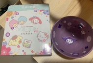 Sanrio kuromi 花形紋碗