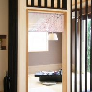 【預訂】日本製 櫻花富士山短門簾