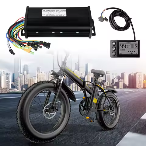 350W-2000W 36V 48V 52V 60V 40A 30A0 20A Sine Wave Brushless Motor Controller for S866 No. 2 protocol