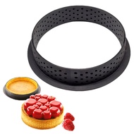 NATIVIDA อุปกรณ์อบแหวนทาร์ตขนมหวานมูสแบบมีรูพิมพ์ทำเค้กที่ตัดวงกลม DIY