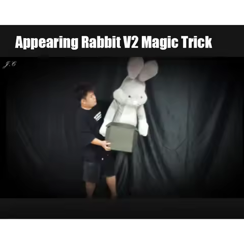 Appearing Rabbit V2 Giant Magic Bunny 120cm/160cm Stage Magic Tricks Props Appearing Bunny Magician 