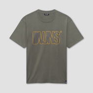 DAVIE JONES เสื้อยืด Logo Oversized Fit T-Shirt LG0040 สีเขียว กรม