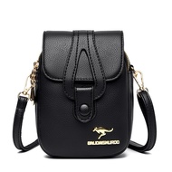 handphone sling bag Kangaroo Genuine Leather Small Bag2022New Fashion Mobile Phone Bag Mini Messenger Bag Versatile Mult