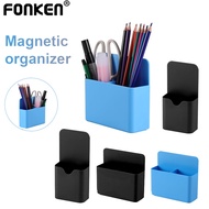Fonken Magnetic Storage Box Plastic Whiteboard Marker Pen Holder Refrigerator Container Home School 