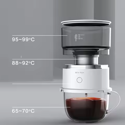 Automatic Hand Brewing Drip Filter Pot Coffee Machine Portable Drip Coffee Pot Outdoor Hand Brewing 