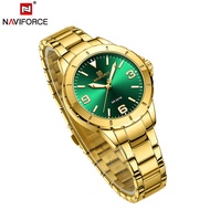 NAVIFORCE Top Brand Luxury Ladies Watch Fashion Creative Waterproof Casual Stainless Steel Lady Luminous Watch Girlfriend Gift