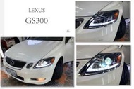 JY MOTOR~ LEXUS GS300 GS350 06 07 08 09 年 R8燈眉 黑框 魚眼 大燈 頭燈