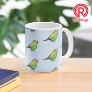 Green Budgie Classic Mug