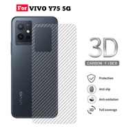 VIVO Y75 5G Carbon Skin Anti-Fungus Back Protector for Mobile Phones