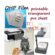 <A4 / A3 OHP Film> Printable Transparent Film for Laser Printer, Overhead Projector including printi