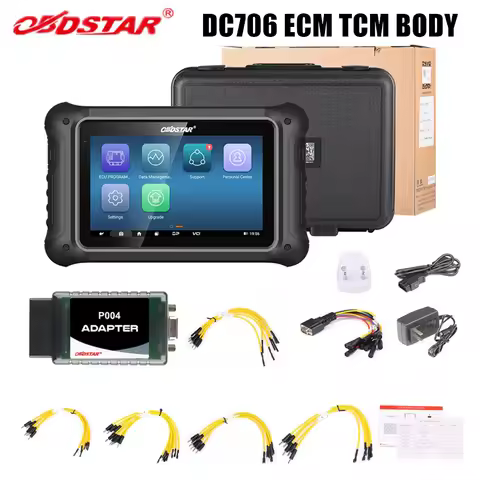 OBDSTAR DC706 ECU Tool for Car and Motorcycle ECM/ TCM/ BODY ECU Cloning by OBD or Bench Mode