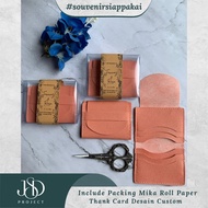 SOUVENIR CARD HOLDER C4 6 SLOT INCLUDE PACKING MIKA ROLL PAPER DESAIN CUSTOM C4-6 SLOT