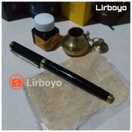 GREAT SAVING Package: Ink Pen, Fiber Ink Container for Yellow Books, Meaning of Islamic Boarding Sch
