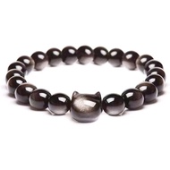 Money Attraction Cat Bracelet Wealth Prosperity Abundance Stone Bead Bracelet