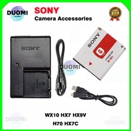 สำหรับ Sony DSC-WX10 HX7 HX9V H70 HX7C แบตเตอรี่กล้อง NP-BG1 + ที่ชาร์จ + สายข้อมูล