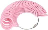 Ring Sizer Measuring Tool Finger Ring Size Measuring Tool Pink Professional Gauge High Accuracy for Jewelry Makers Workers Shops Ring Measurement Tool,Ring sizers
