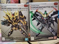 死神 獨角獸 一套 SD Gundam Ex-Standard Deathscythe Hell EW Unicorn 02 Banshee Norn Gunpla Bandai 1 Set 高達模型