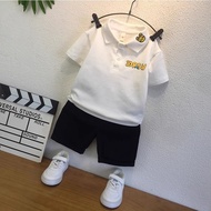 Boy POLO Set Children's Clothes Lapel Boy Baby Boy Cool Handsome