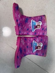 兒童冰雪奇缘女童水鞋 Frozen rain boots