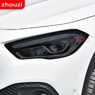 For Mercedes Benz GLA Class X156 H247 GLA45 AMG Car Headlight Tint Black Protective Film Transparent