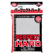 KMC PERFECT Size Standard Size HARD Clear Card Sleeves 50pcs 64x89mm (Inner Sleeves)