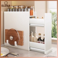 Kitchen Multifunctional Shelf Pull Out Narrow Side Organiser Countertop Spice Rack J1P6 STD4