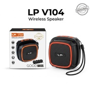 LP V104 Wireless Bluetooth Speaker - 5W Loud Stereo & Good Bass - Portable Mini Speaker with FM Radi