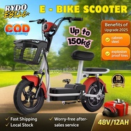 2026 48v12ah Basikal Scooter elektrik 2 Adult 2 Seat Electric Bicycle untuk orang dewasa electric bi