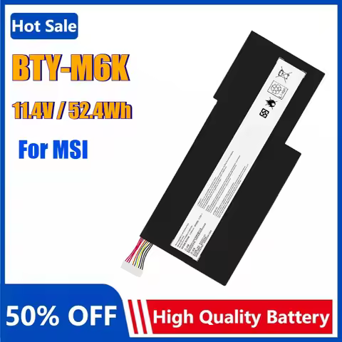 BTY-M6K Laptop Battery For MSI GF63 GF75 GS73 GF65 WF75 GS63 WS63 MS-17B4 17F1 17B3 16W1 16R3 16R1 C