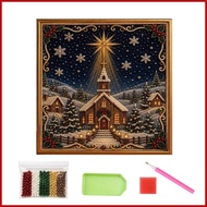 3D Christmas Pearl Wall Art Kit DIY 3D Handmade Christmas Wall Decor Pearl Painting Kit for Adults B