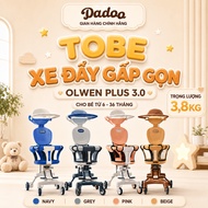 OLWEN TOBÉ Multifunctional Folding Stroller, Safe and Convenient, Load Capacity 25KG