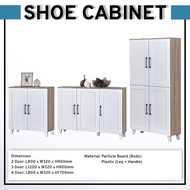 Shoe Cabinet Tall Shoe Rack Storage with Swing Door