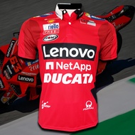 เสื้อโปโล Polo MotoGP DUCATI LENOVO เสื้อโปโลโมโตจีพี ทีม ดูคาติ เลโนโว่ #MG0013 รุ่น ฟรันเชสโก บัญญายา#63 ไซส์ S-5XL