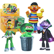 Blokees Sesame Street อาคารบล็อกของเล่น ERNIE BERT ELMO COOKIE MONSTER BIG BIRD การ์ตูนประกอบรูปของเ