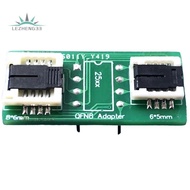 Universal 6x5MM and 8x6MM QFN8/WSON8/MLF8/MLP8/DFN8 Two-In-One Socket/Adapter for SMT BIOS Flash Chi
