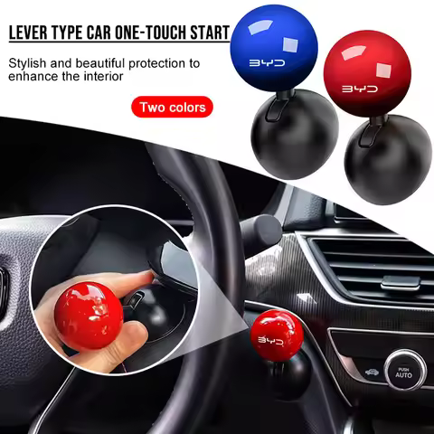 Creative Lifting Lever Type Car Start Ignition Stop Push Button Cover For BYD F3 S6 F0 Tang I3 S7 G3
