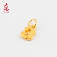 999/24K Number 3 Charm Nombor 3 PGJH181036