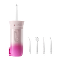 HOHOO ไหมขัดฟันพลังน้ำ แบบพกพา Water Flosser เครื่องล้างฟัน ถังน้ำความจุสูง 200 มล. กันน้ำ IPX7 ที่ข